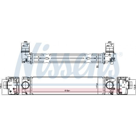 Ladeluftkühler. Ladeluftkühlerkompressor VOLVO XC40 2.0-2.0D 10.17- VOLVO XC40 (536), Crossover, 10.2017 - Nissens 961540