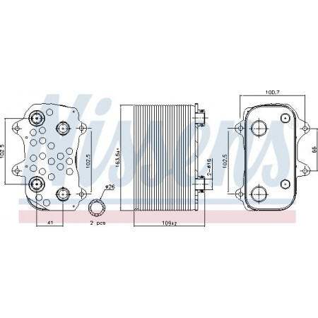 Oliekoelradiator. automatische versnellingsbak Olieradiator past. PORSCHE 911 BOXSTER BOXSTER SPYDER CAYMAN 2.5-3.4 09.96-12.12 PORSCHE 911 (996), Compartiment, 09.1997 - 09.2005 Nissens 91164