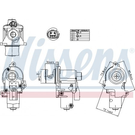 Nissens 98553 AGR-Ventil