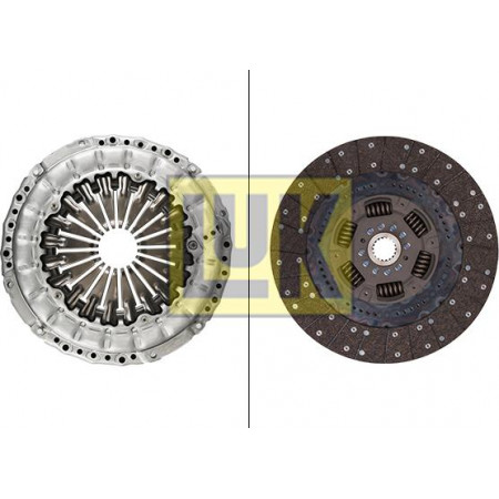 Clutch kit Clutch kit 395mm without bearing MERCEDES ATEGO ATEGO 2 AXOR AXOR 2 UNIMOG 01.98- MERCEDES-BENZ AXOR 2 (< 944.03), 10.2004 - LUK 640 3014 09
