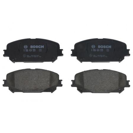 Brake pad set.disc brake Pad set Front with installation instructions with a damping pad fits. RENAULT RENAULT MEGANE GRAND COUPE IV (RFB), Sedan, 10.2016 - BOSCH 0 986 424 939