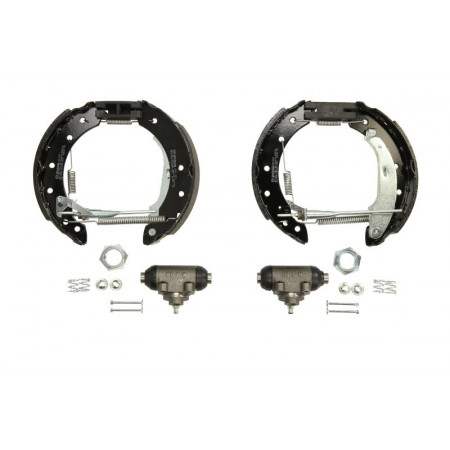 Jeu de mâchoires de frein Jeu de tambours de frein Les ressorts de cylindre de mâchoire de frein s'adaptent. DACIA LOGAN SANDERO RENAULT CLIO II CLIO II-HAYON LOG RENAULT CLIO II (SB0/1/2_), Fourgon à hayon, 09.1998 - BOSCH 0 204 114 554