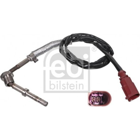 Capteur. température des gaz d'échappement Sonde de température d'échappement avant DPF AUDI A3 VW BEETLE GOLF VI JETTA III VW JETTA III (1K2), Berline, 09.2004 - 10.2010 Febi Bilstein 100844