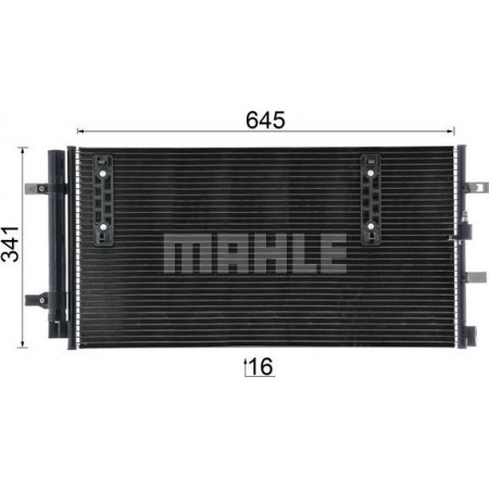 Condensador, aire acondicionado AUDI A4 V (8W2, 8WC, B9), Berlina, 05.2015 - MAHLE AC 457 000P