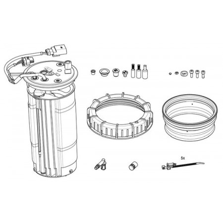 Aquecimento. unidade de tanque de injeção de aditivo O kit de reparo se encaixa. VW CRAFTER 30-35 CRAFTER 30-50 BJJ-CECB 04.06-05.13 se VW CRAFTER 30-35 (2E_), Ônibus, 04.2006 - 12.2016 BOSCH F 01C 600 256