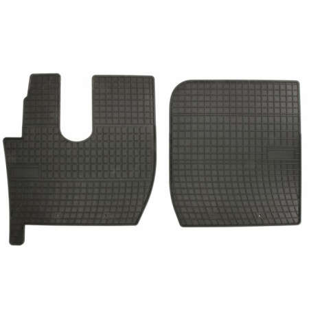 Alfombrilla de goma FROGUM, 2 uds. BASIC, color negro, adecuado para FORD F-MAX 11.18-, Camión