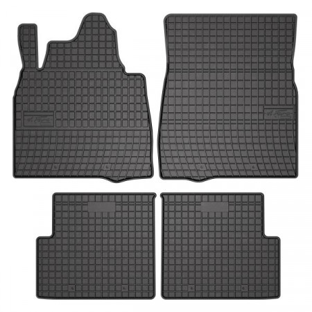 Juego de alfombrillas Goma 4uds BASIC delanteras/traseras color negro MERCEDES G W463 07.11- FROGUM MMT A040 411401