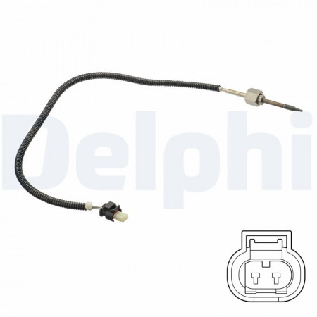 Capteur, température des gaz d'échappement Sonde de température des gaz d'échappement avant DPF MERCEDES C T-MODEL S204 C W204 CLS C218 CLS SHOOTING BRAKE X218 E A207 E C207 E T-MODEL S212 E W212 1.6D-4.0D 02.06- DELPHI TS30161