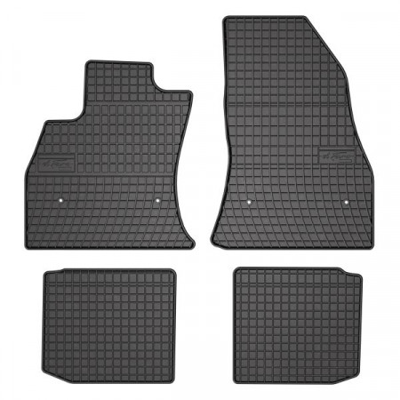 Set covorase cauciuc Floor mats Rubber 4 pcs BASIC front/rear set colour neagra FIAT 500L 09.12- Liftback FROGUM MMT A040 547365