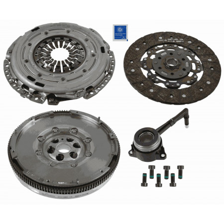 Set ambreiaj Kit ambreiaj cu autoreglare cu rulment hidraulic 240mm AUDI A3 SKODA YETI VW GOLF VI 2.0D 05.03-12.17 SACHS 2290 601 138