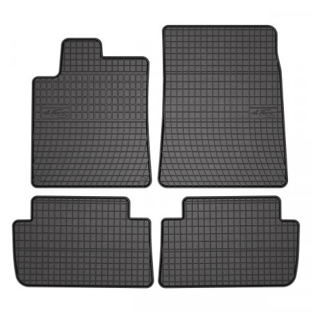 Set covorase cauciuc Floor mats Rubber 4 pcs BASIC front/rear set colour neagra CITROEN C5 I PEUGEOT 407 06.01-12.10 Station wagon FROGUM MMT A040 0634