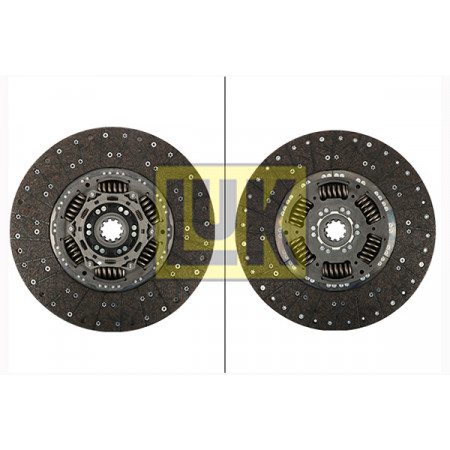 Disque d'embrayage 395mm DAF LF 55 MAN TGL I TGL II D0834LFL40-GR184S1 01.04- LUK 340 0079 10