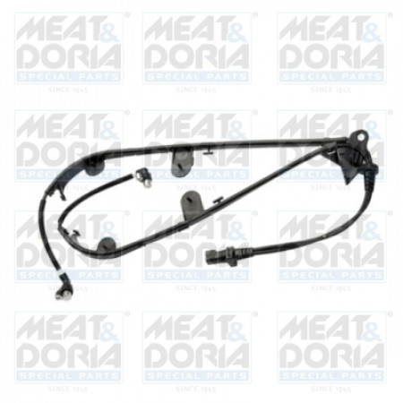 Sensor, wheel speed Sensor ABS Rear Right/Left FORD ESCORT CLASSIC ESCORT VI FIESTA IV FIESTA/MINIVAN PUMA MAZDA 121 III 1.0-2.0 01.95-08.03 MEAT & DORIA MD90101