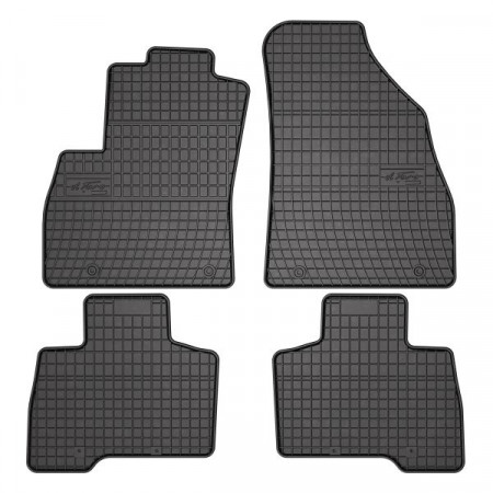Serie tappetini in gomma 4 pezzi BASIC set anteriori/posteriori colore nero CITROEN NEMO NEMO/MINIVAN FIAT FIORINO/MINIVAN PEUGEOT BIPPER BIPPER TEPEE 11.07- Combi van FROGUM MMT A040 0637