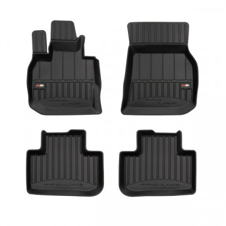 Conjunto de tapetes TPE 4 pcs dutos proLine 3D conjunto cor preto BMW IX3 G08 X3 G01 F97 X4 G02 F98 08.17- FROGUM FRG 3D425118
