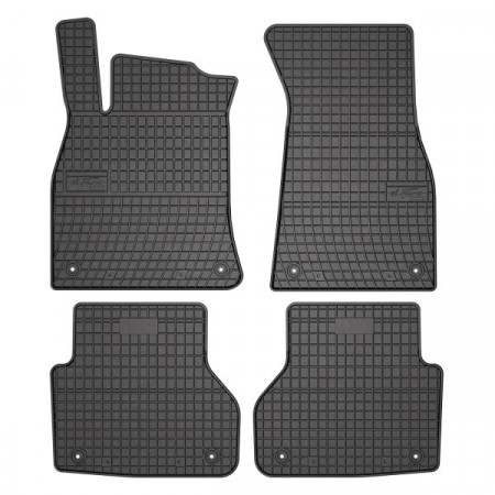 Serie tappetini in gomma 4 pezzi BASIC set anteriori/posteriori colore nero AUDI A6 ALLROAD C7 A6 ALLROAD C8 A6 C7 A6 C8 09.14- FROGUM MMT A040 410329