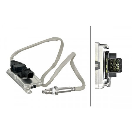 Sensor NOx, catalizador NOx Sensor NOx MERCEDES ACTROS MP4 / MP5 ANTOS AROCS ATEGO 3 471.943-OM936.916 07.11- HELLA 6PN358 186-741