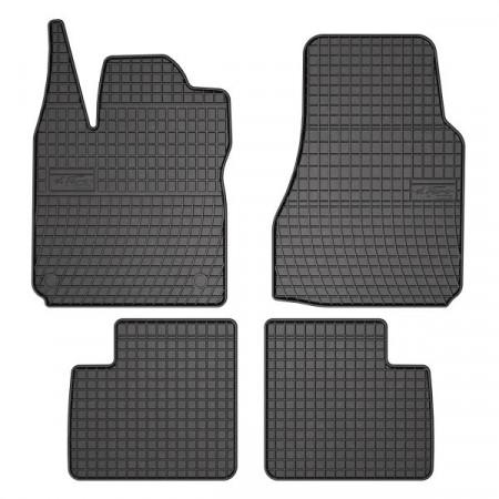 Serie tappetini in gomma 4 pezzi BASIC set anteriori/posteriori colore nero RENAULT TWINGO II 03.07- Liftback FROGUM MMT A040 547198