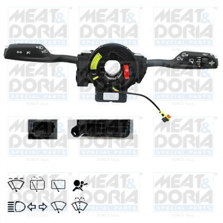 Commutatore piantone sterzo Commutatore combinato sotto al volante Indicatori luminosi tergicristallo ALFA ROMEO STELVIO 12.16- MEAT & DORIA MD23758